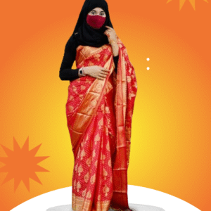Premium Katan Saree (Red color)