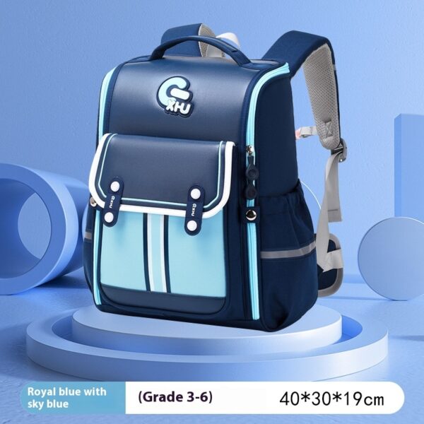 Primary School Boys And Girls Large Capacity 1-6 Grade Burden Reduction Waist Support Astronaut Bag - Image 5