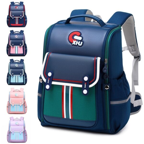Primary School Boys And Girls Large Capacity 1-6 Grade Burden Reduction Waist Support Astronaut Bag - Image 10
