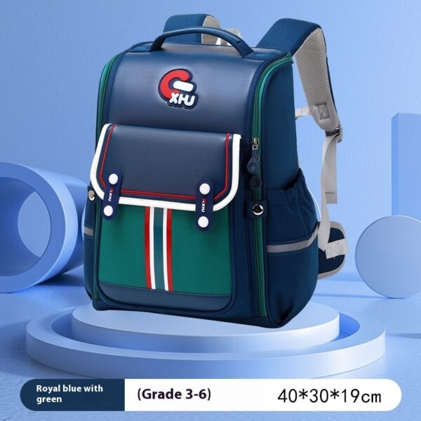 Primary School Boys And Girls Large Capacity 1-6 Grade Burden Reduction Waist Support Astronaut Bag - Image 4