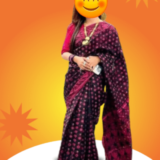 Jamdani Saree rani jamdani